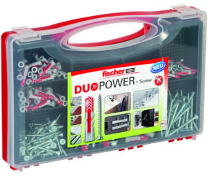 Dübelsortiment Redbox DUOPOWER 280-tlg.